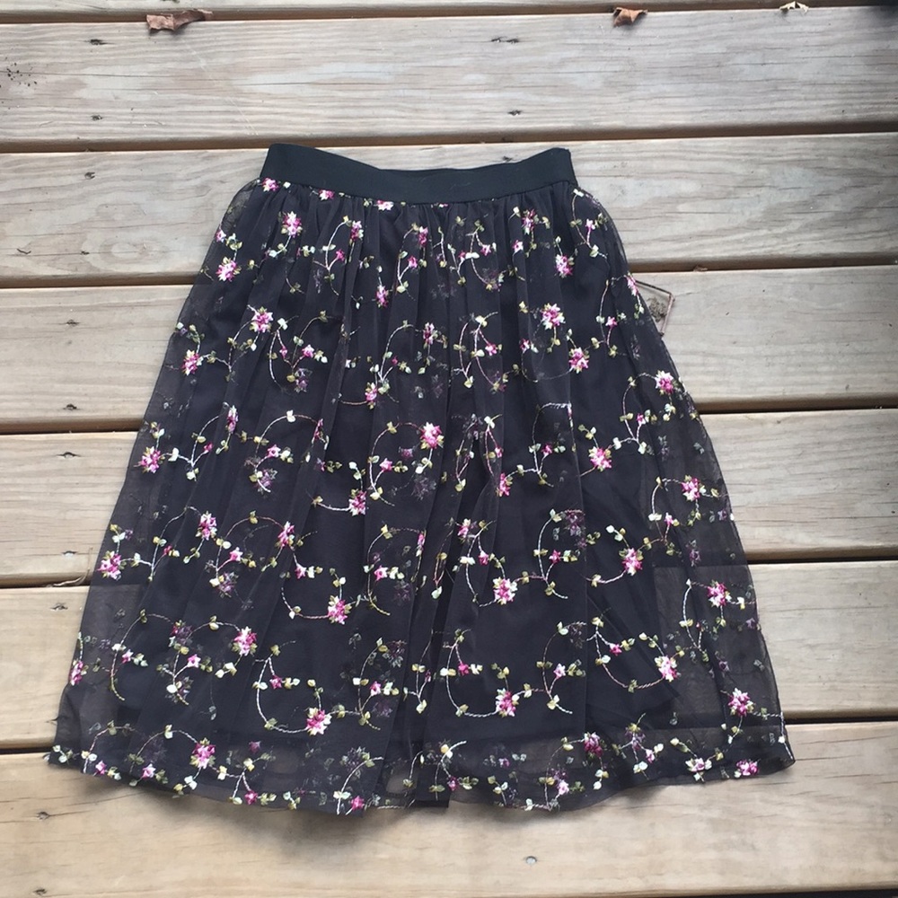 Floral Tulle Forever 21 Skirt